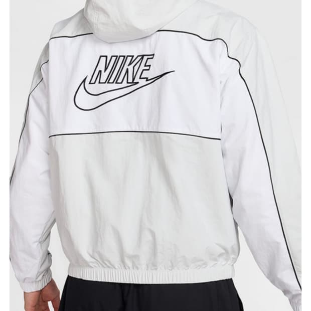 나이키 바람막이 교환 화이트->블랙