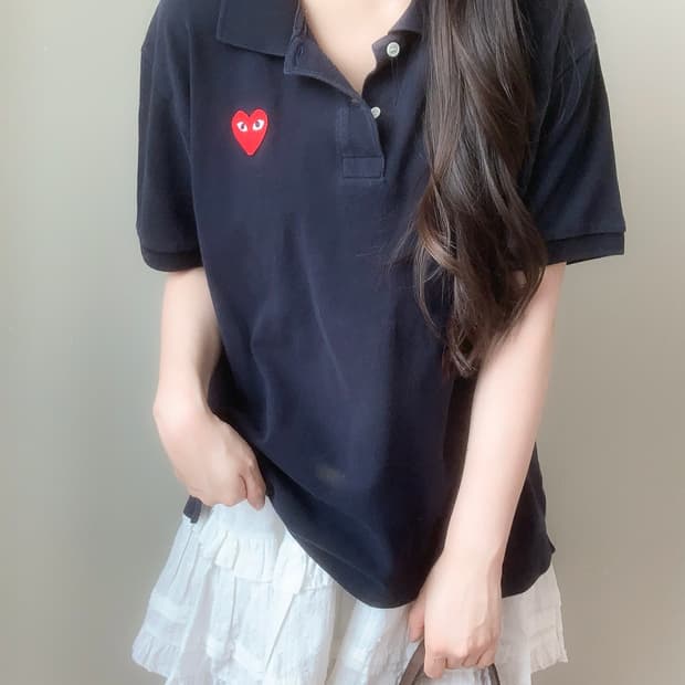 꼼데가르송 반팔 카라티