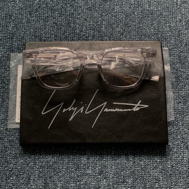 Yohji yamamoto 투명 프레임 안경