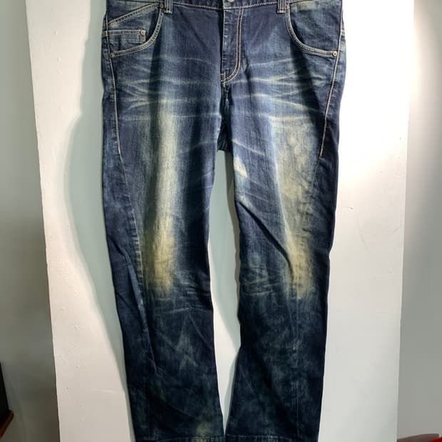 만원샵) evisu 에비수 엔지니어드진 38