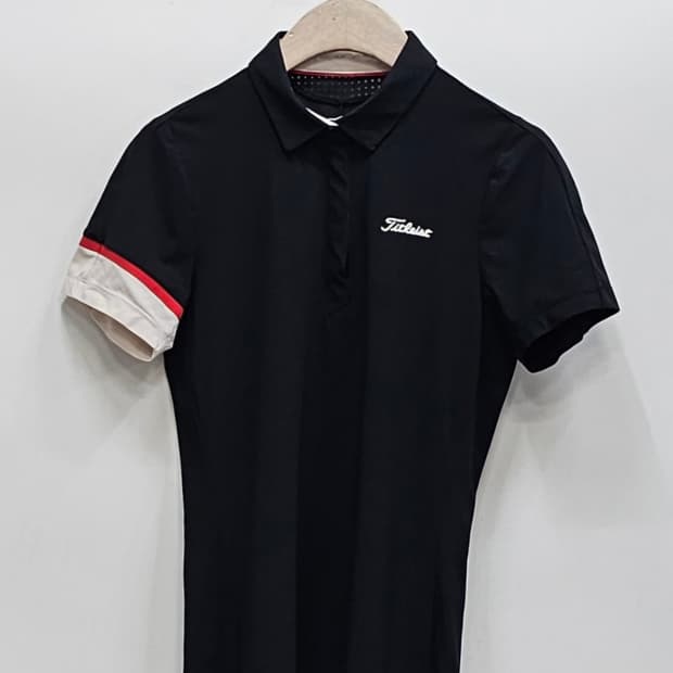 Titleist 타이틀리스트 골프 반팔 티셔츠 / 여 S (85) 블랙