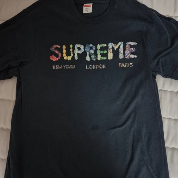 슈프림 텐타클 티셔츠 블랙 - 18SS