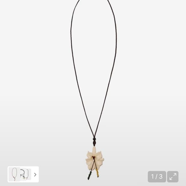 글로니 FLORAL GEM NECKLACE