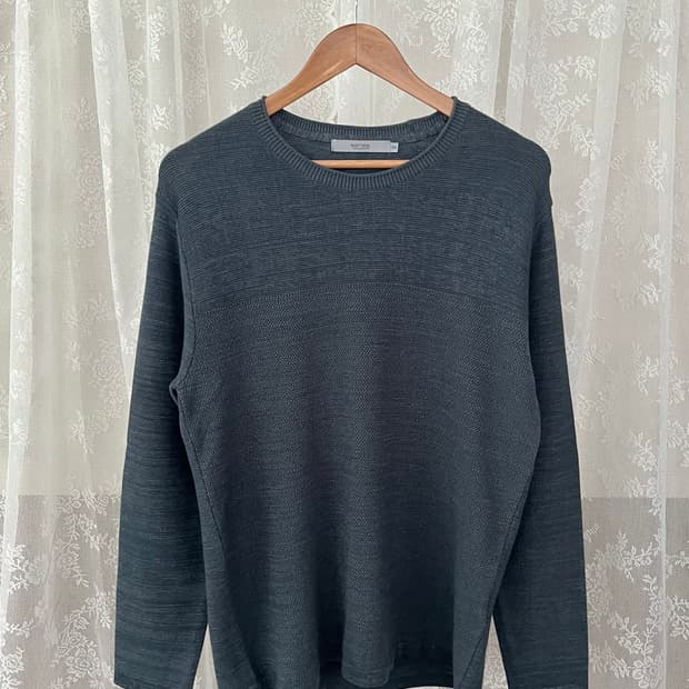 100) 시리즈 19SS 코튼 니트 그린