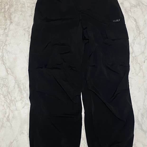 널디 와이드 나일론 스트링 팬츠 허리 30 인치