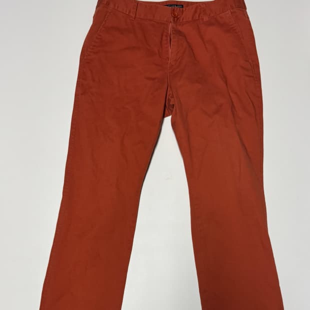 정품 까스텔바작 골프 기능성 면바지 오렌지 33.8인치