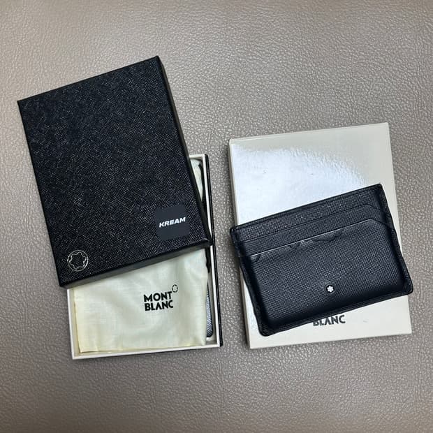 몽블랑 사토리얼 5cc 포켓 카드 홀더 블랙