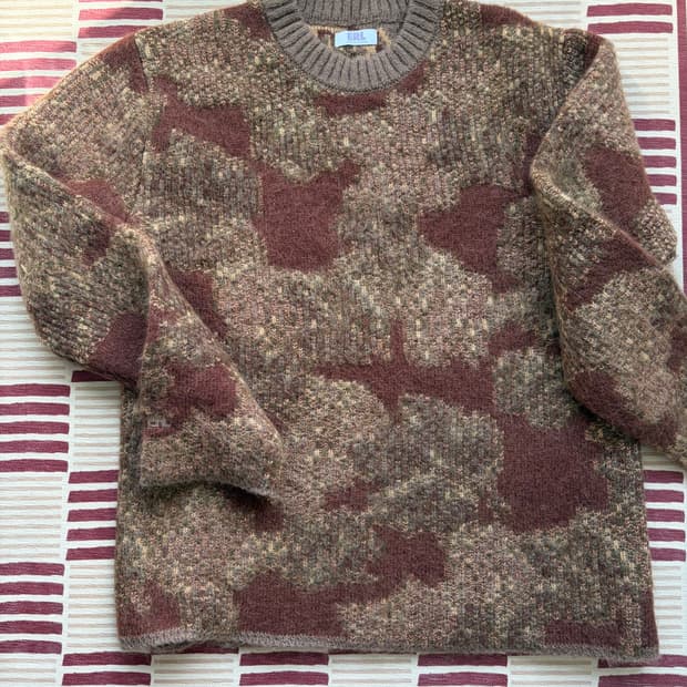 Erl 모헤어 자카드 니트