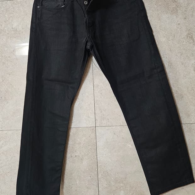 Replay coated black jeans 36