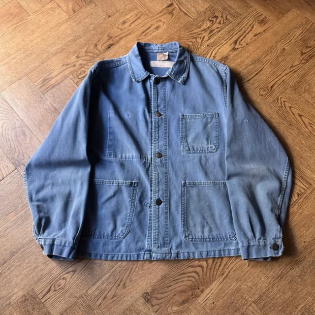 [M]90's 빈티지 페이딩 프렌치 워크자켓