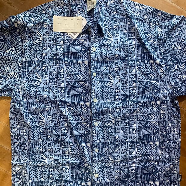 (새상품) Op 비치 패턴 셔츠 L (105~110)