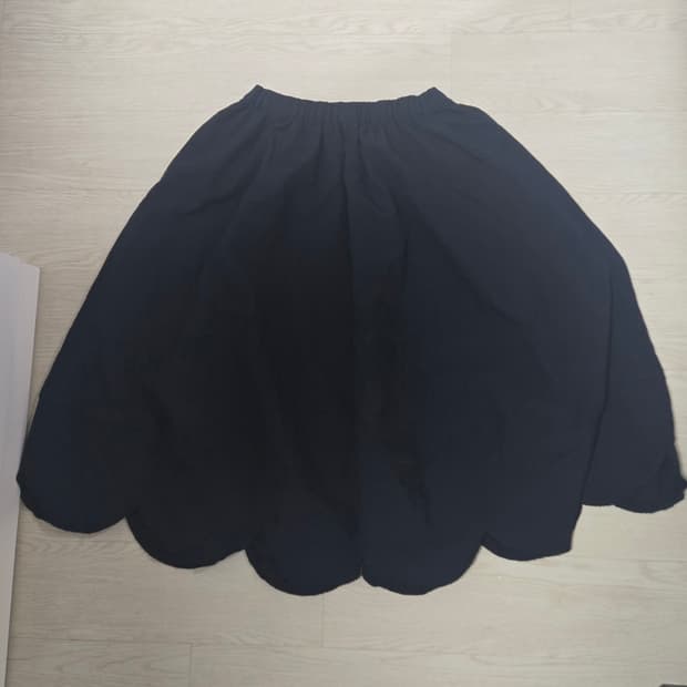 꼼데가르송 스카랩 스커트 네이비 