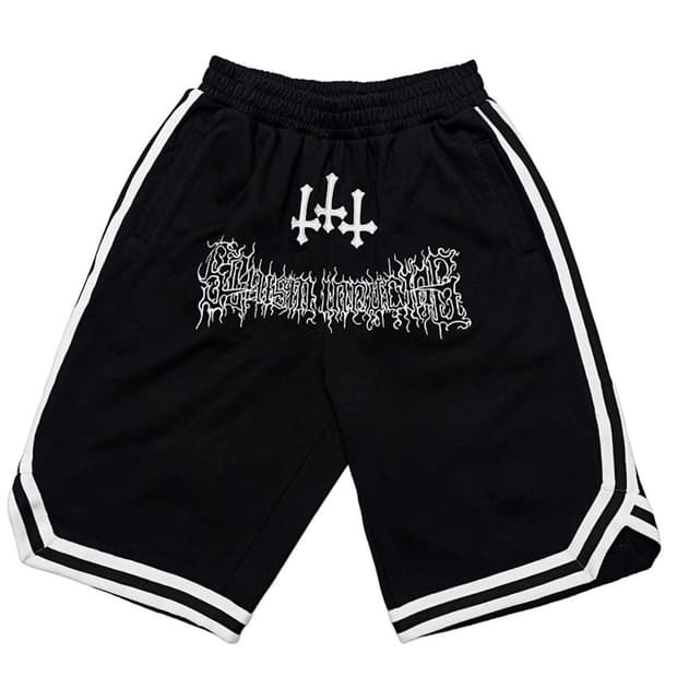 스키즘 인듀싱 METAL BASKETBALL SHORTS BLACK