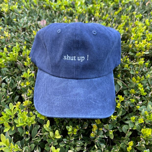 USA shutup 빈티지 모자 볼캡 피그먼트