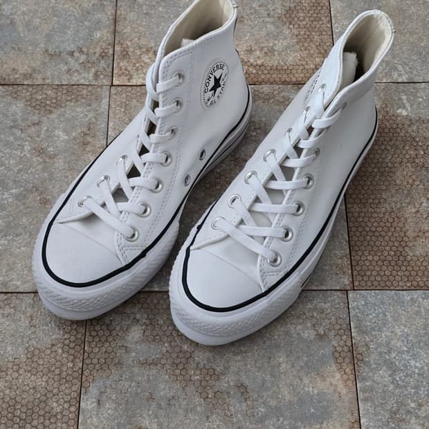 (220)컨버스 척테일러 올스타 리프트 레더 하이