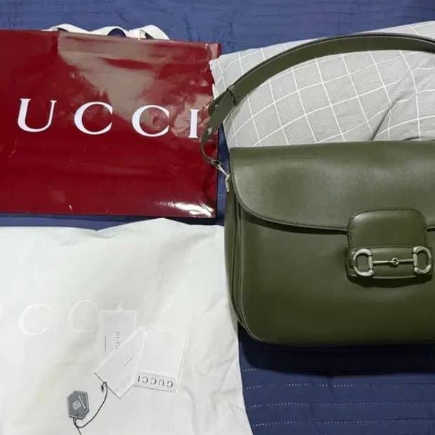 구찌 25f/W 맨즈 홀스빗 1955 라지 새상품급