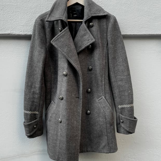 Edition 더블버튼 하프코트