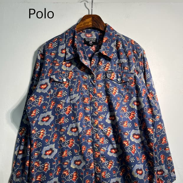 Polo 폴로 여성 플라워 셔츠