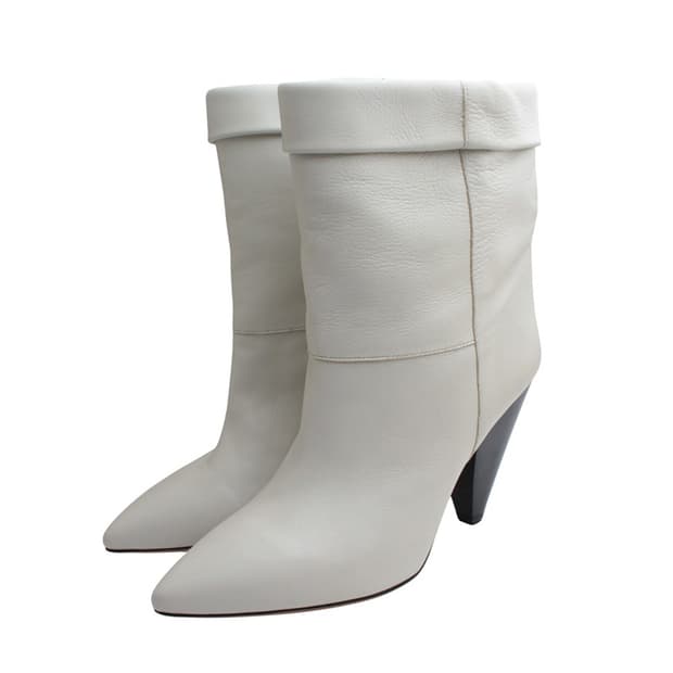 이자벨 마랑 오프화이트 미들부츠 37