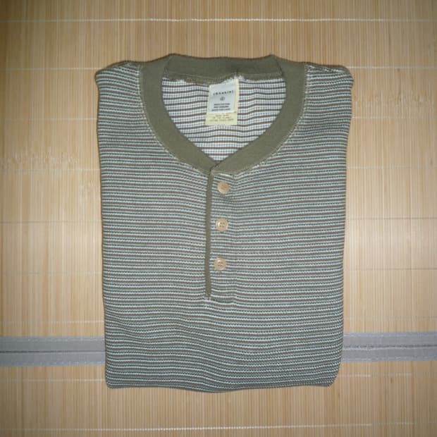 Khakis 카키스 헨리넥 니트 그린