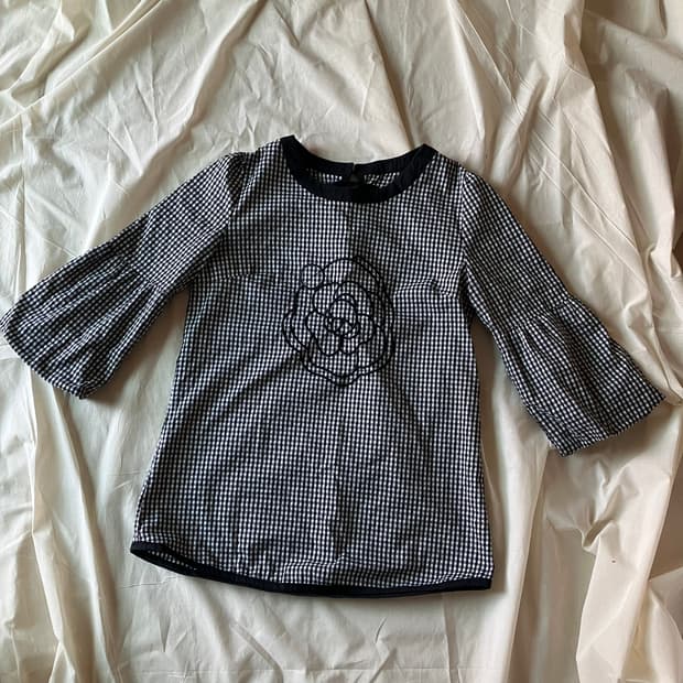 진주리본 러블리 블라우스