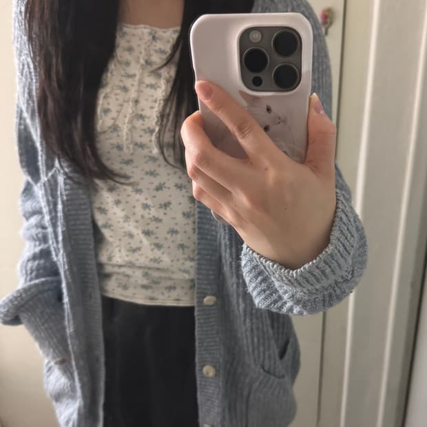 모리 롱가디건 