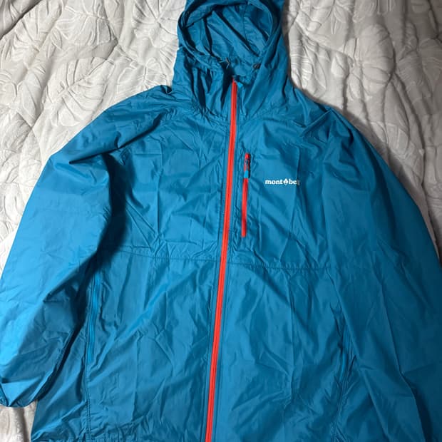 몽벨 윈드 블라스트 후드 자켓 터콰이즈