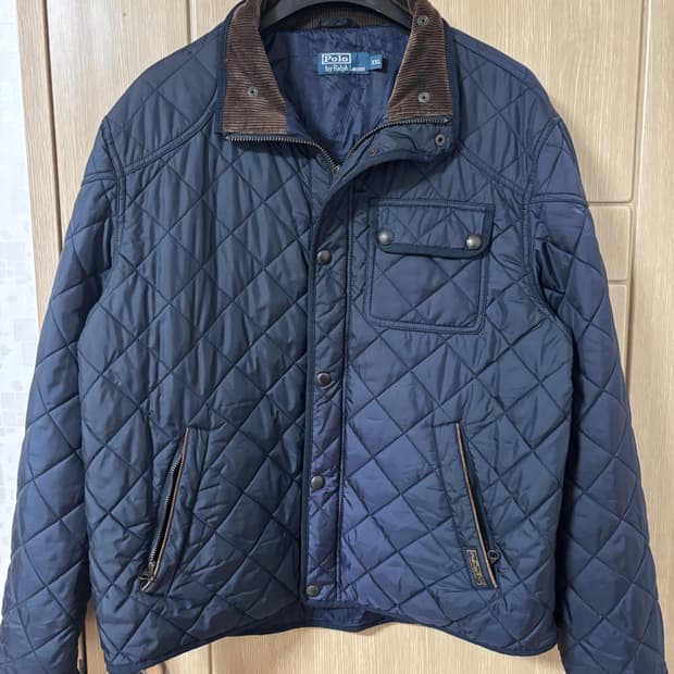 폴로 랄프로렌 네이비 퀼팅 자켓 XXL