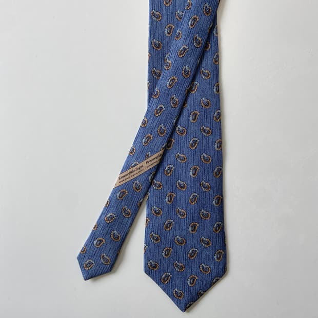 에르메네질도 제냐 정품 명품 페이즐리 넥타이