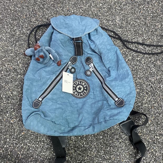 키플링 인디블루 키링 복조리 백팩 B4602