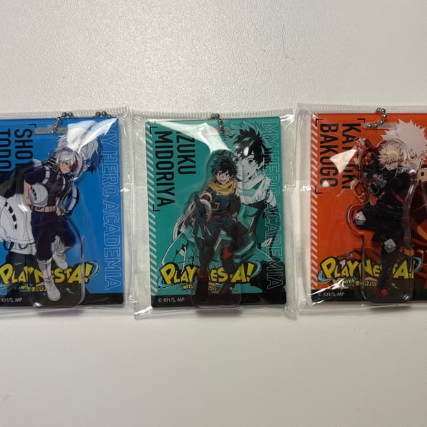 나의 히어로 아카데미 아크릴 키링 나히아 히로아카 미도리야 쇼토 바쿠고