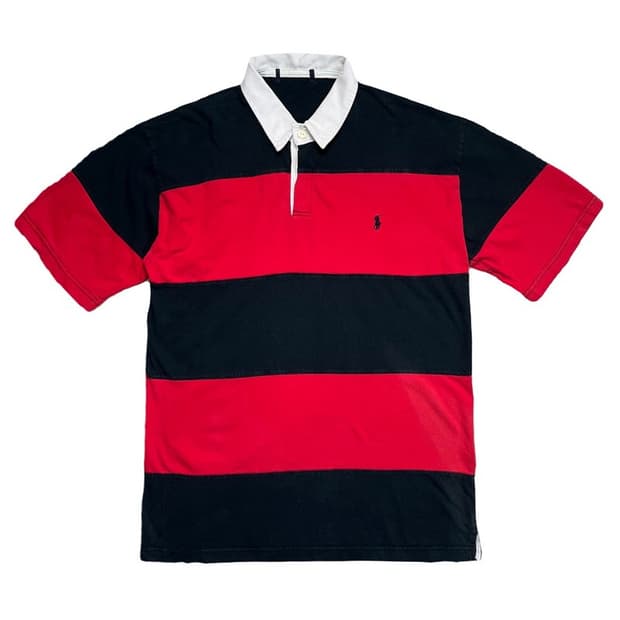 POLO BY RALPH LAUREN 럭비 티셔츠 레드