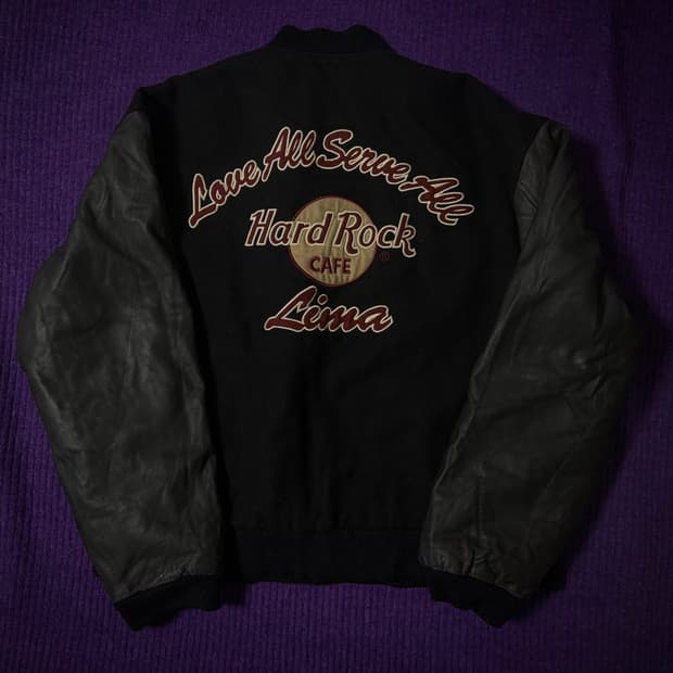 Hard Rock Cafe Lima Varsity Jacket