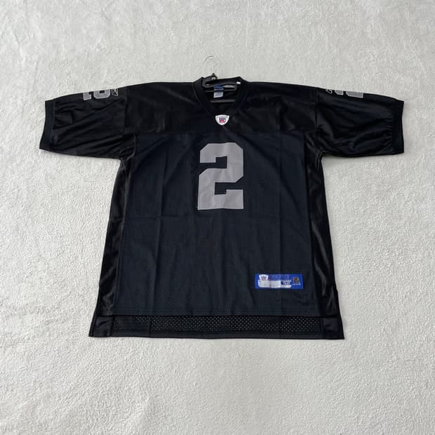 XXL 리복 NFL 오클랜드 레이더스 유니폼 반팔럭비져지