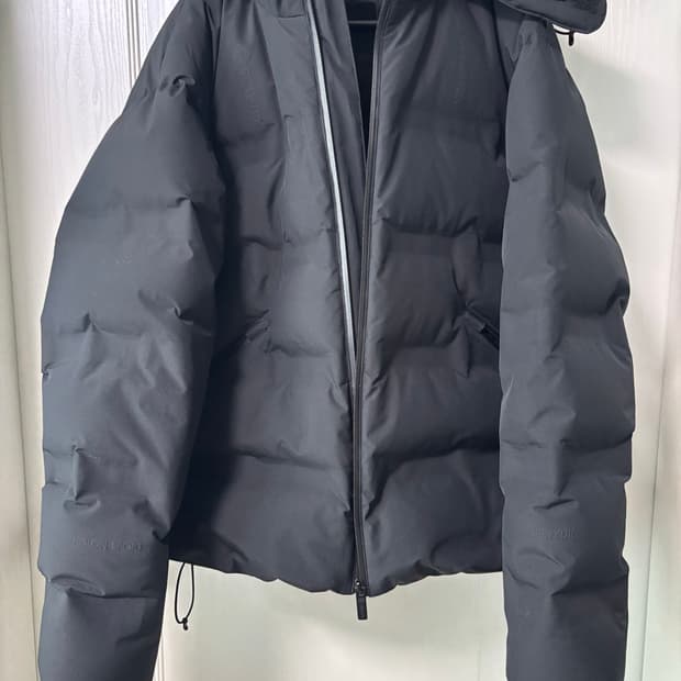 강혁 x 코오롱 고어텍스 인피니움 쿼치 퍼퍼 자켓 블랙 다운 패딩