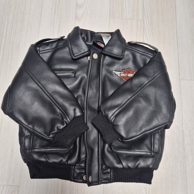  할리데이비슨 아동 가죽 자켓
 4t