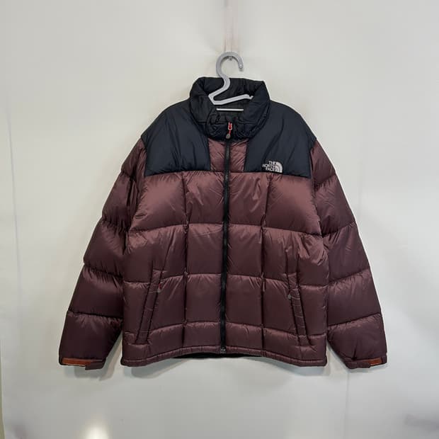 노스페이스 800 버건디 구스다운 110