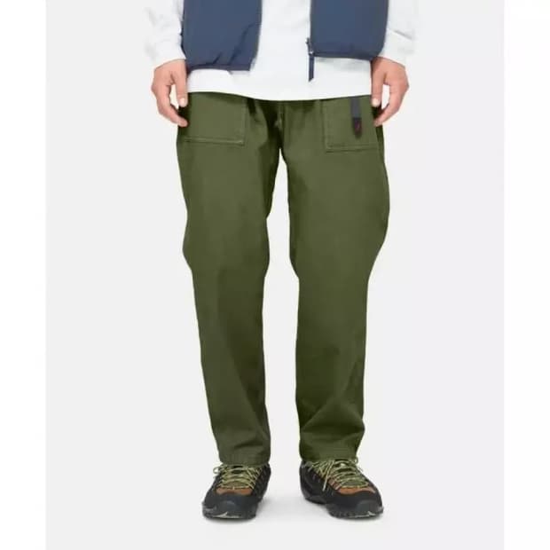 (새상품) 그라미치 루즈 테이퍼드 릿지 팬츠 더스키 올리브 (XL)