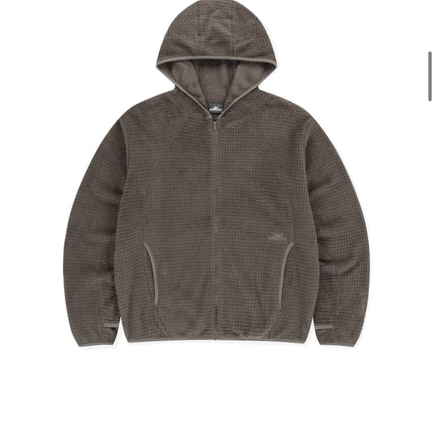 (M) 선러브 플리스 후드 집업 브라운 / sunlove