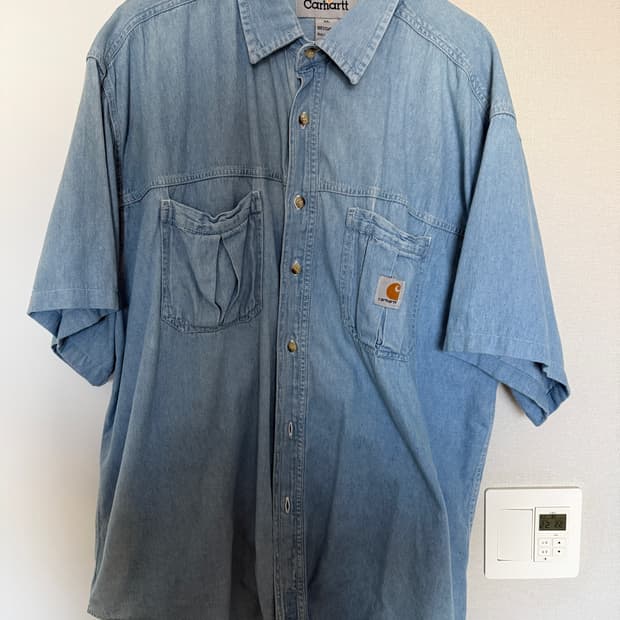 칼하트 데님 반팔 셔츠