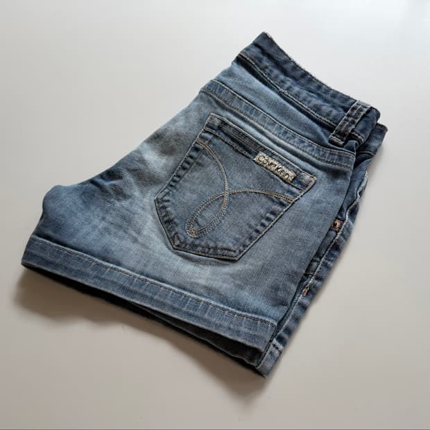 케빈클라인 Calvin Klein 데님 숏팬츠 반바지 size 2