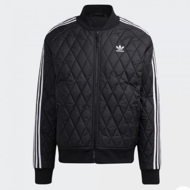 아디다스 sst퀄팅 집업자켓