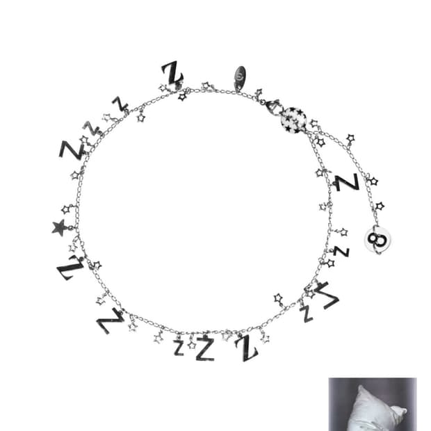 midaji 목걸이 lazy necklace