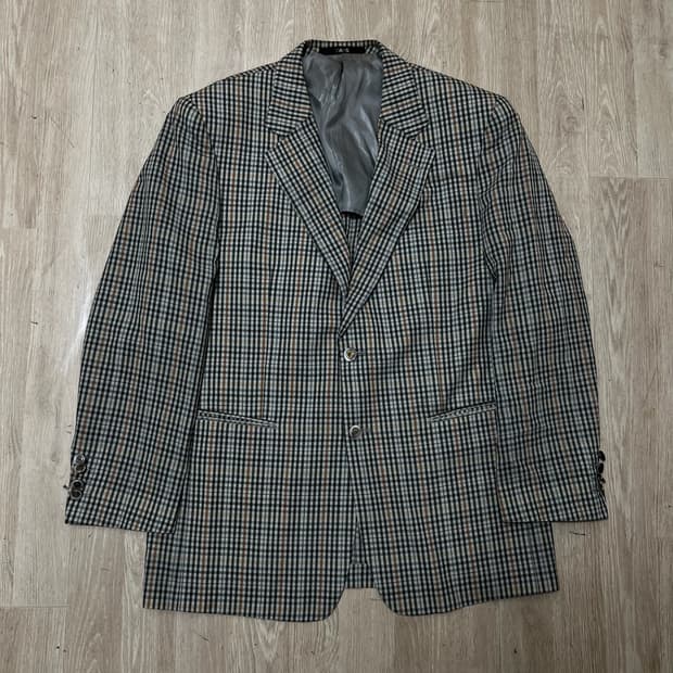 닥스 런던 남성 체크 정장 자켓 L/100