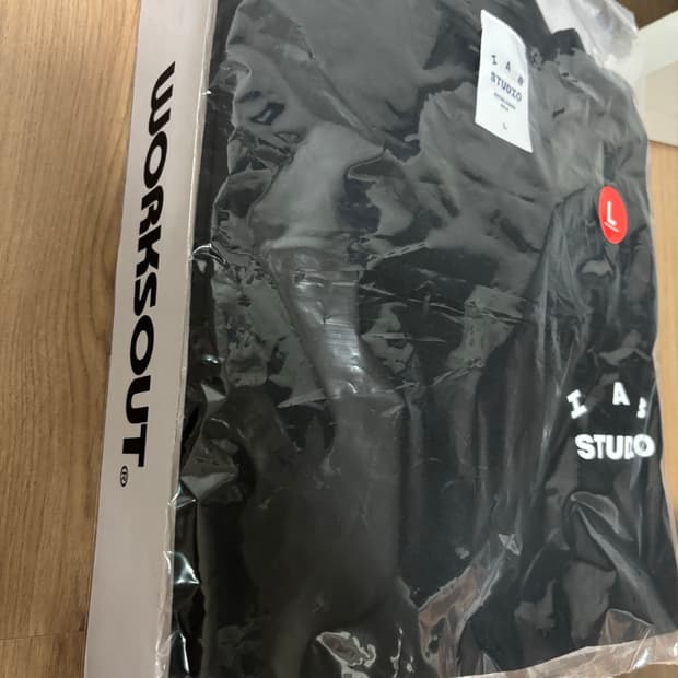 IAB Studio Basic T-Shirt Black White/아이앱