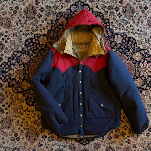 슈가케인 요크 패딩 자켓 슬림100