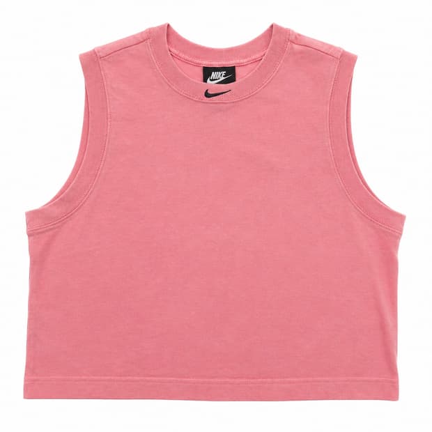 나이키 여성 민소매 크롭탑 M 핑크