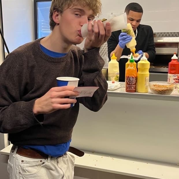 트릴리온 와이드 데님 팬츠