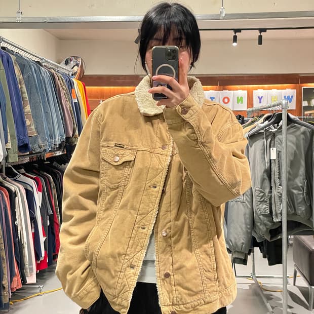 랭글러 코듀로이 쉐르파 자켓