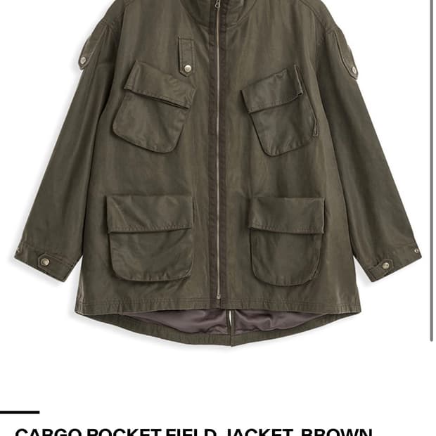 오픈와이와이 카고 포켓 필디드 자켓